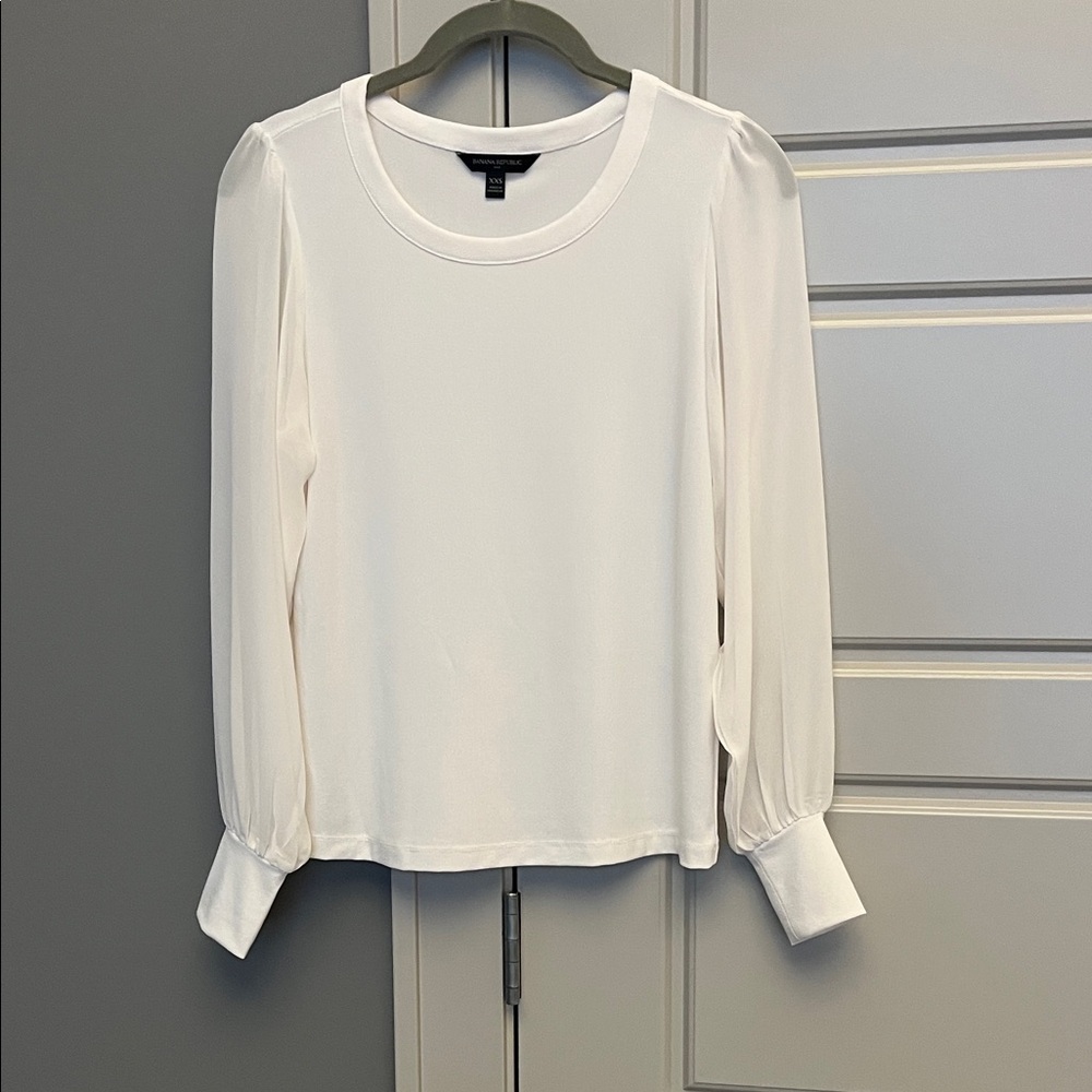 Banana Republic Cream Blouse